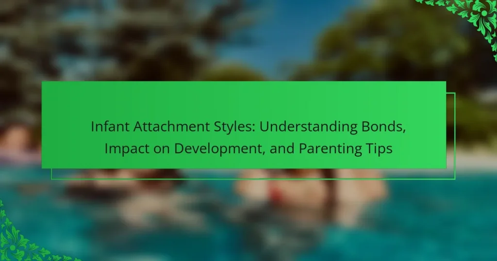 Infant Attachment Styles: Understanding Bonds, Impact on Development, and Parenting Tips
